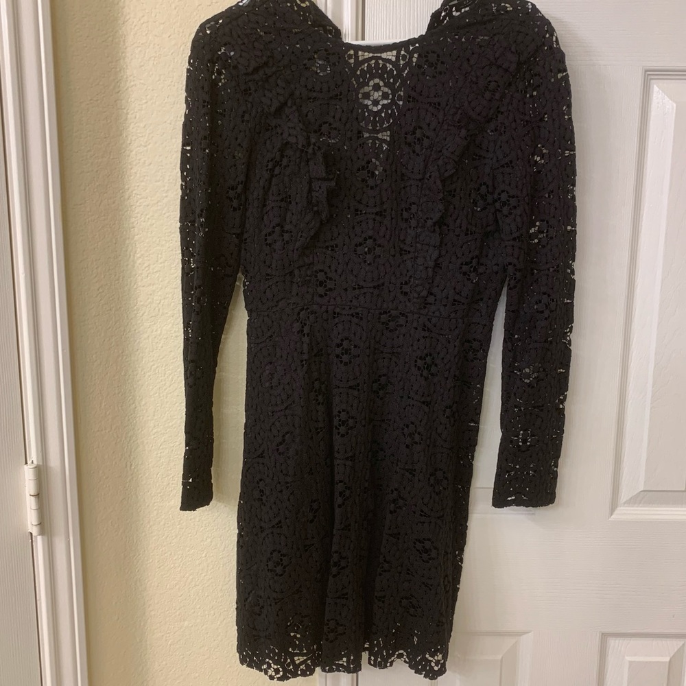 Black Lace Zara Woman Dress